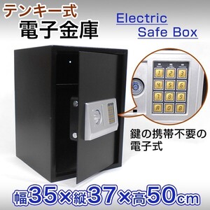 テンキー式電子金庫 家庭用金庫 防犯金庫 Lサイズ###テンキー金庫S-50D###