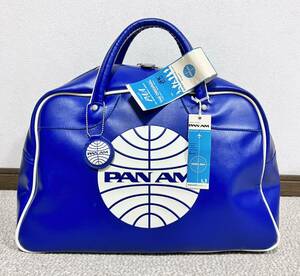 パンナム ボストンバッグ オリオン ダークブルー Pan Am Orion bag Blue 鞄 かばん カバン タグ付き キーホルダー付き