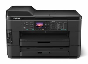 【中古】EPSON A3インクジェットFAX複合機 PX-1700F A3ノビ対応 ネットワーク標準搭載 2段フロントカセット(最大500枚) 自動