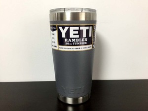 YETI イエティ 20オンス グレー 20oz ランブラー タンブラー 保温 保冷 アウトドア 水筒 ボトル