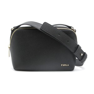 Furla フルラ AMICA アミカ ショルダーバッグ クロスボディ 斜め掛け ポシェット レザー ブラック レディース WE00197 美品