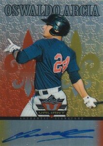 2012 LEAF VALIANT ORANGE Oswaldo Arcia RC Auto #/99 元日本ハムファイターズ 来日外国人 オズワルド・アルシア直筆サインカード