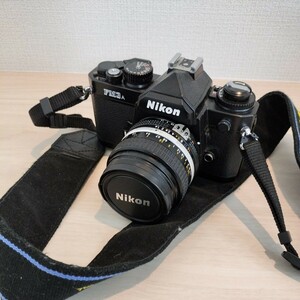 Nikon ニコン 希少な 高級 一眼レフカメラ FM3A 黒 超希少作動品 ボディとレンズ nikkor 50mm F2.8 D ボディ レンズ 一眼レフ カメラ