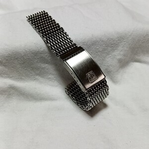 美品 OMEGA 純正 シャークメッシュベルト　ヴィンテージ メッシュブレス オメガ 20mm スピードマスター プロフェッショナル アンティーク