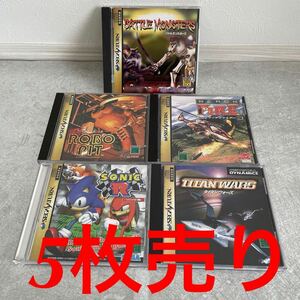 SEGA セガサターン バトルモンスターズ　ソニックR ブラックファイアー　ロボピット　タイタンウォーズ