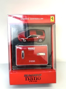 『【未開封】FERRARI フェラーリ ミニラジコン REALDRIVE nano 1/58 ferrari F430 公式ライセンス品』