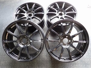 RK2209【送料無料18インチ】4本 ヨコハマ ADVAN RACING アドバンレーシング RSⅡ 中古ホイール ▼18×7.5J 100/5H ET50▼