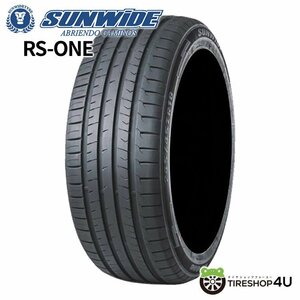 2023年製 SUNWIDE RS-ONE 215/40R17 215/40-17 87W XL サンワイド 輸入ブランドタイヤ RS-1 ワン 新品 4本送料税込21,718円~