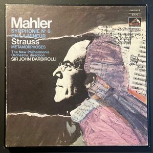 仏vsm【CVB希少stereo / 2LP】★ バルビローリのマーラー 交響曲第6番 ★ Barbirolli Mahler Symphony no.6