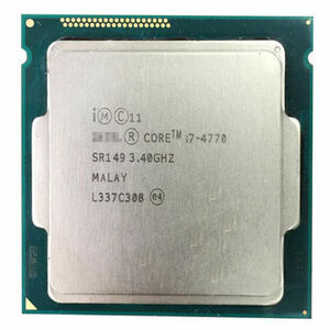 ★中古動作品★本体PC用CPU Intel CPU Core i7 4770 3.40GHz 8M★送料無料★初期保障あり