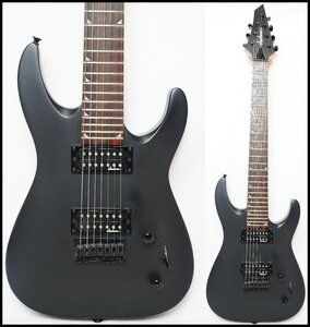 ★Jackson★JS Series Dinky JS22-7 Satin Black 2017年製 7弦ギター 美品 ジャクソン★