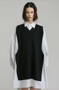 ★２０２２年モデル★　Maison Margiela メゾンマルジェラ ニット　ドッキング シャツ