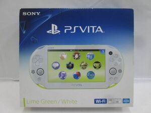 25 送60サ 0618$G05 PSVITA 2000 ライムグリーン/ホワイト ver3.74 中古品