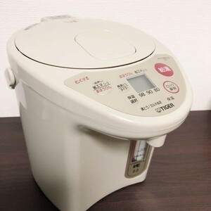 タイガー VE電気ポット「とく子さん」2.2L 新品 省エネコース付き ベージュ PIF-A220-C 未使用品