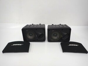 BOSE 111AD 11.5cmコーン型フルレンジスピーカー ペア ボーズ 壁掛け/天吊りブラケット付き オーディオ △ 6E732-1