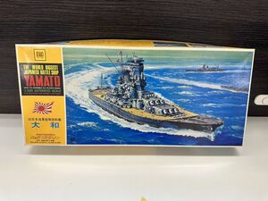 G332-X6-129 OTAKI 旧日本海軍超弩級戦艦 大和 1/600プラモデル 現状品①