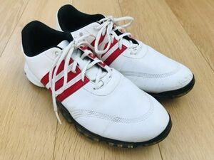 adidas★ゴルフシューズ★白★25.5cm