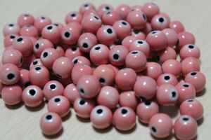 【送料無料】 磁気入り七宝焼珠（ピンク色玉）パーツ ハンドメイドの磁気ネックレス・ブレスレット制作等 　200個セット