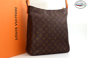 【美品】 ルイヴィトン LouisVuitton モノグラム ルーピングGM レディース ショルダーバック ハンドバック M51145 鞄 MONOGRAM BAG １円