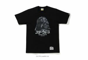 A BATHING APE STAR WARS × BAPE DARTH VADER TEE 黒 BLACK コラボ Tシャツ サイズ2XL スター・ウォーズ／帝国の逆襲　ダースベイダー