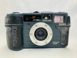 kmy02▼Konicaコニカ 現場監督 28 WB ネイビー系 LENS 28 WB コンパクトカメラ フィルムカメラ▼