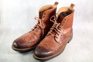 Clarks クラークス MONTACUTE LORD モンテキュート ロード ブラウン UK 13G CN290(2.5) ウイングチップブーツ ブーツ