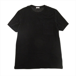 美品 クロスクローゼット +CLOTHET Micro Pile Tailored T-shirt スビンプラチナム マイクロパイル Tシャツ カットソー 2 ブラック メンズ