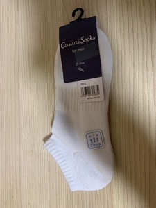 CASUAL SOCKS　for men　ショートソックス　サイズ25～27ｃｍ