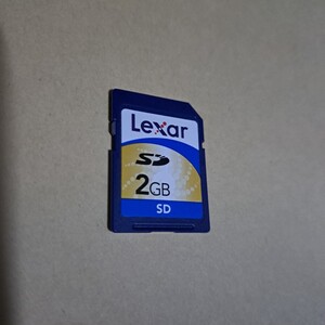 未フォーマット　Lexar SDカード　2GB メモリーカード