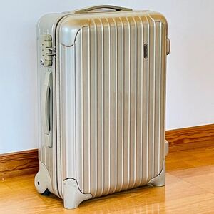 ユナイテッドアローズ 別注サルサ RIMOWA廃盤２輪ハニーゴールド機内持込サイズ(エッセンシャル)