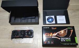 【動作品】GIGABYTE GTX 1070 VRAM 8GB