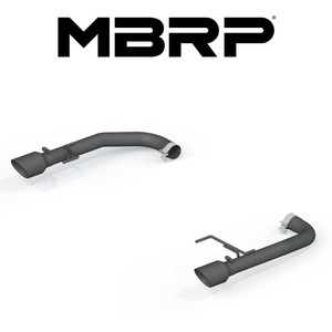 MBRP 2015-2017 フォード マスタングGT 5.0L V8 AXLE-BACK レース エキゾースト ブラックTip 正規品