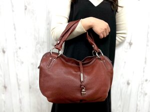 極美品 新品同様 CELINE セリーヌ ビタースウィート ハンドバッグ バッグ レザー 茶 79348