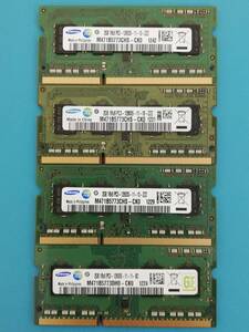 動作確認 SAMSUNG製 PC3-12800S 1Rx8 2GB×4枚組=8GB 21940020221