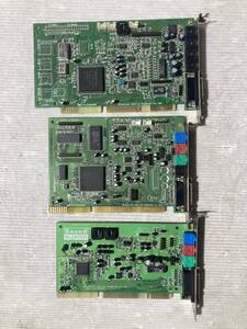 動作未確認 Creative Labs サウンドボード　3枚セット　CT2940 、CT4170、CT4550 ジャンク 940