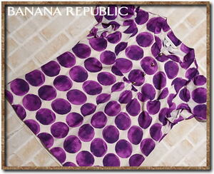 ☆BANANA REPUBLIC　バナナリパブリック　プルオーバーシルクブラウス☆