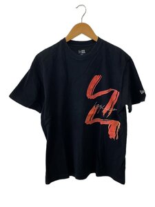 YOHJI YAMAMOTO◆Tシャツ/M/コットン/BLK