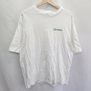 ◇ MONO-MART モノマート 英字プリント 半袖 Tシャツ サイズL ホワイト系 レディース E