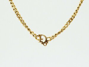 ◇【Christian Dior クリスチャン・ディオール】ヴィンテージ ロゴ ネックレス