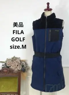 E美品　FILA GOLF 冬物　中綿　ボア　ワンピース　ルコック　アディダス