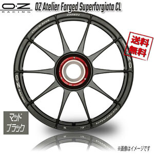 OZレーシング OZ Atelier Forged Superforgiata CL マットブラック 20インチ 9J+51 4本 84 業販4本購入で送料無料