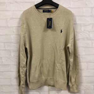 即決 新品 タグ付き POLO RALPH LAUREN コットンニットクルーネックセーター