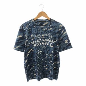 美品 LOUIS VUITTON ルイヴィトン RM161 JOC H9Y74W 半袖Tシャツ S コットン100% カモフラージュ メンズ AY5752W2