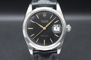 ROLEX OYSTERDATE PRECISION Ref:6694 Cal.1210 ロレックス オイスターデイト プレジション ブラックダイヤル 1964年製 ■27279