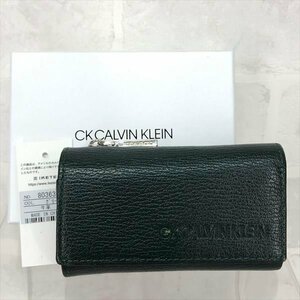 Calvin Klein カルバンクライン 箱有 牛革 レザー 5連 マルチキーケース グリーン　MU632023101303