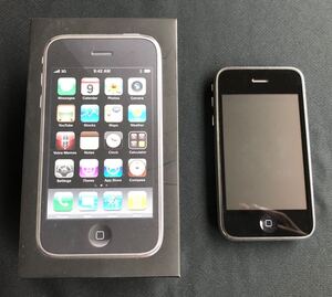 【Apple】 iPhone3GS 16GB 黒 本体【箱付美品】モデルNO A1303 通電確認済み ソフトバンク