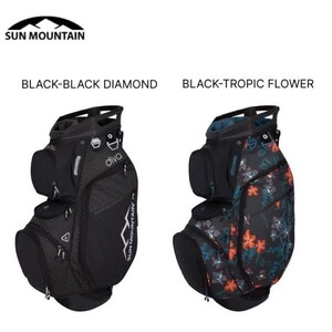 ★新品★送料無料★ サンマウンテン Sun Mountain Diva カートバッグ 2025 BLACK-TROPIC FLOWER