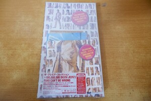 た8-069＜CD&DVD/新品未開封＞ボン・ジョヴィ / ザ・プレミア・コレクション～100,000,000 BON JOVI FANS CAN