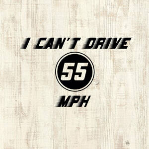 ■ 55MPH Tシャツ■Lサイズ（ホワイトxブラック）アメリカ　アメ車 MOPAR DODGE FROD CHEVROLET CHEVY