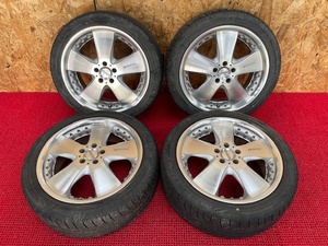 ESTATUSホイール!! 17x7J +42 夏タイヤ付き 215/45ZR17 4本セット 中古 売切!!